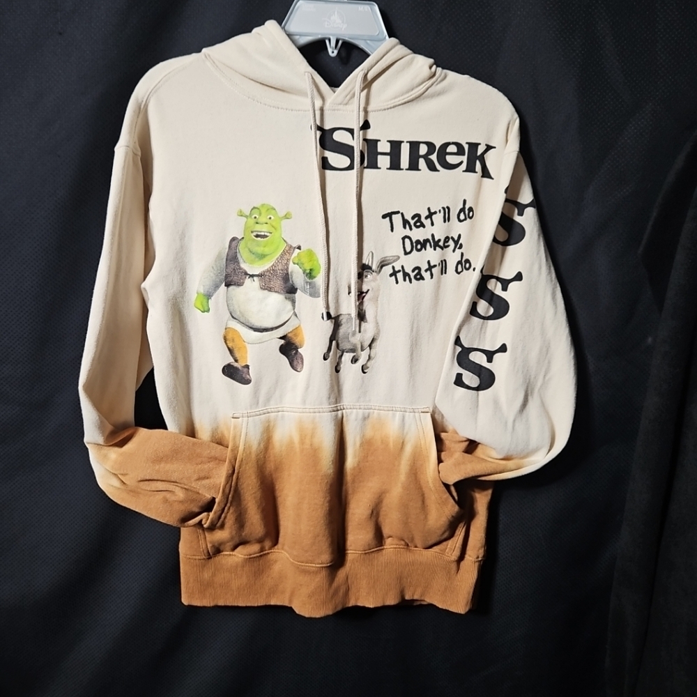 Shrek Pullover Hoodie "That'll Do Donkey" Adult Size Small 34/36 By Dreamworks